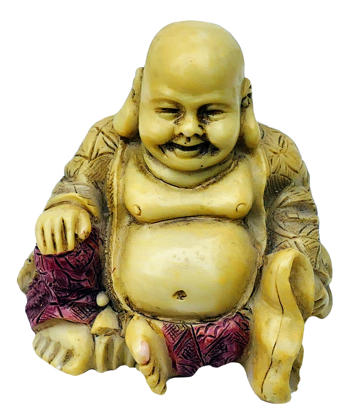 Laughing Buddha Statue PNG Image