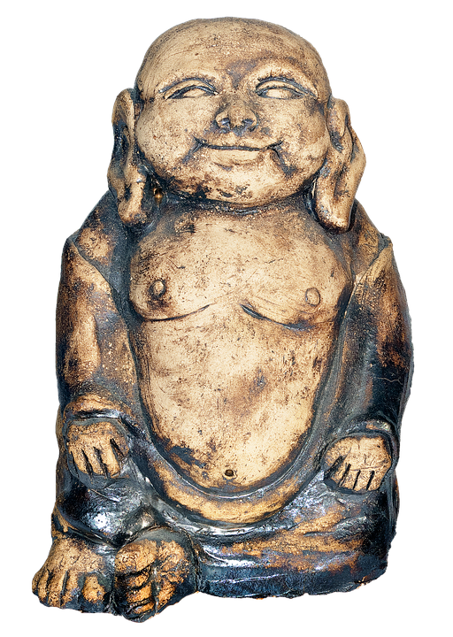 Laughing Buddha Statue PNG Image