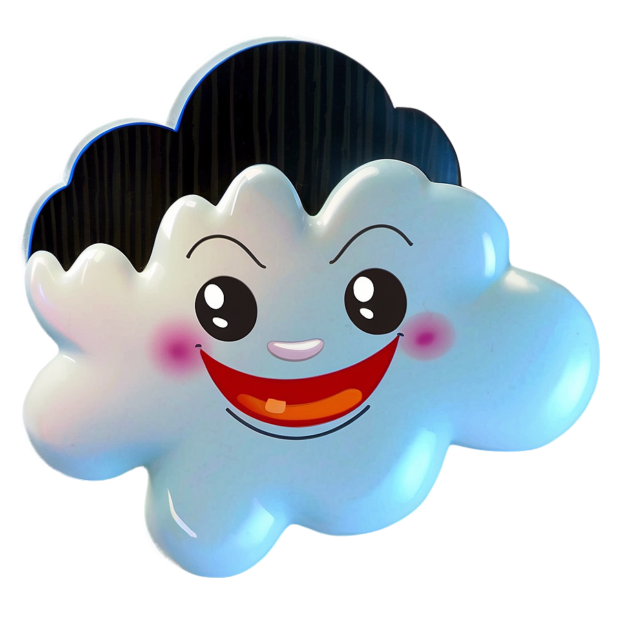 Laughing Cloud Cartoon Png 06252024 PNG Image