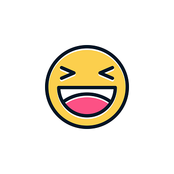 Laughing Emoji Graphic PNG Image