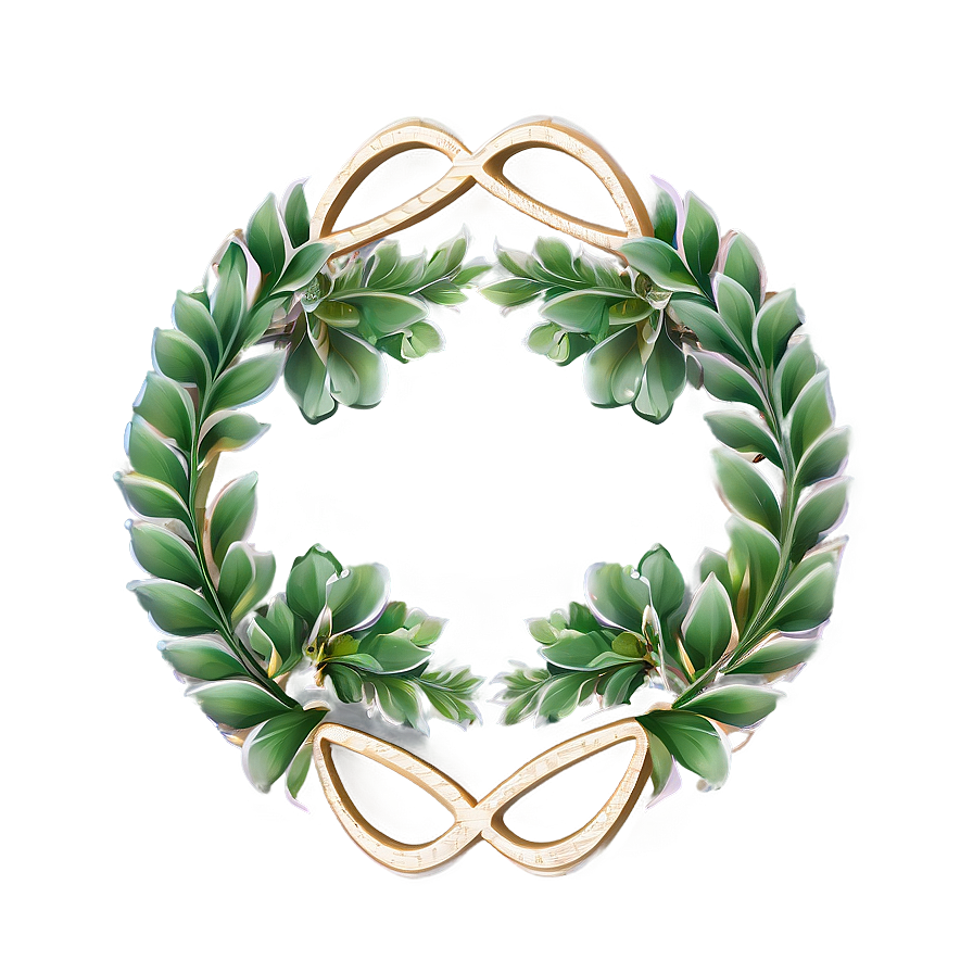 Laurel Monogram Frame Png Way PNG Image