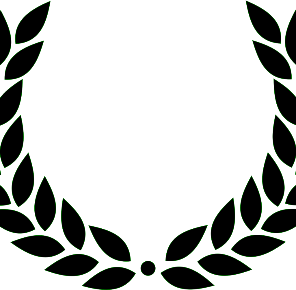 Laurel Wreath Symbol Graphic PNG Image