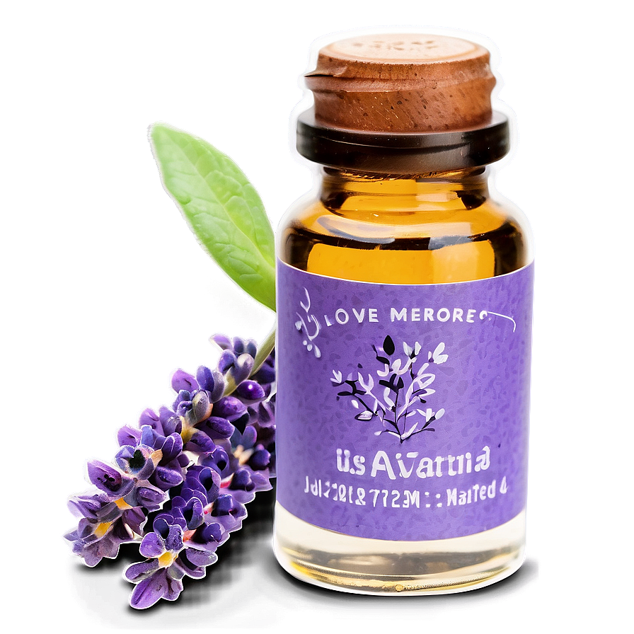 Lavender Essential Oil Png 06292024 PNG Image