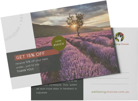 Lavender Field Promotional Materials PNG Image