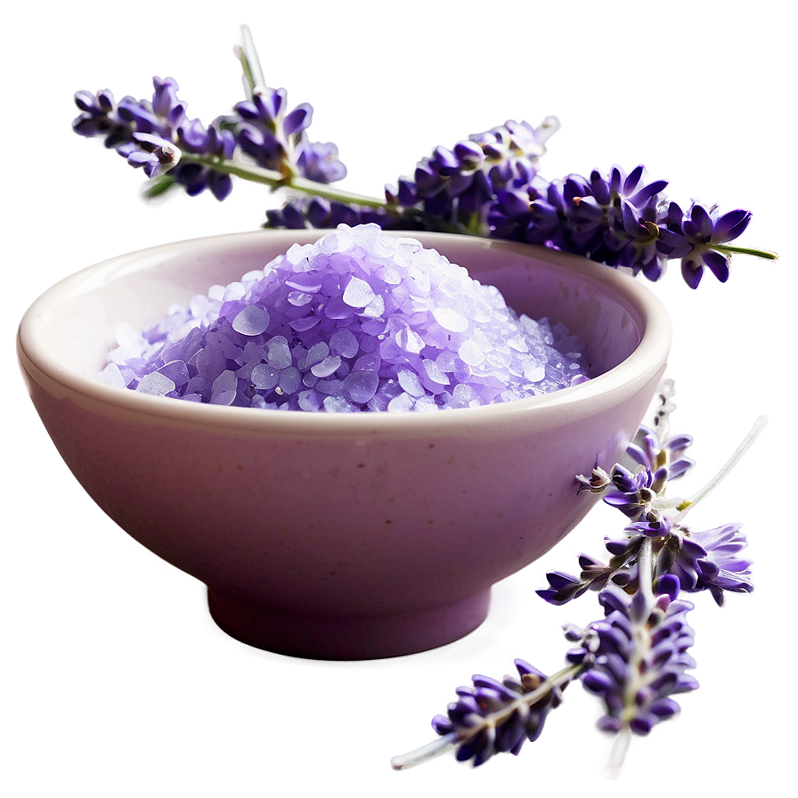 Lavender Fizzy Bath Salts Png Egg6 PNG Image