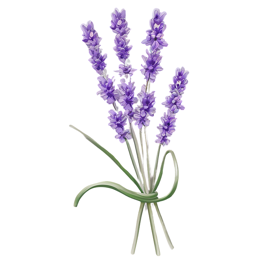 Lavender Greeting Card Png Wmt1 PNG Image