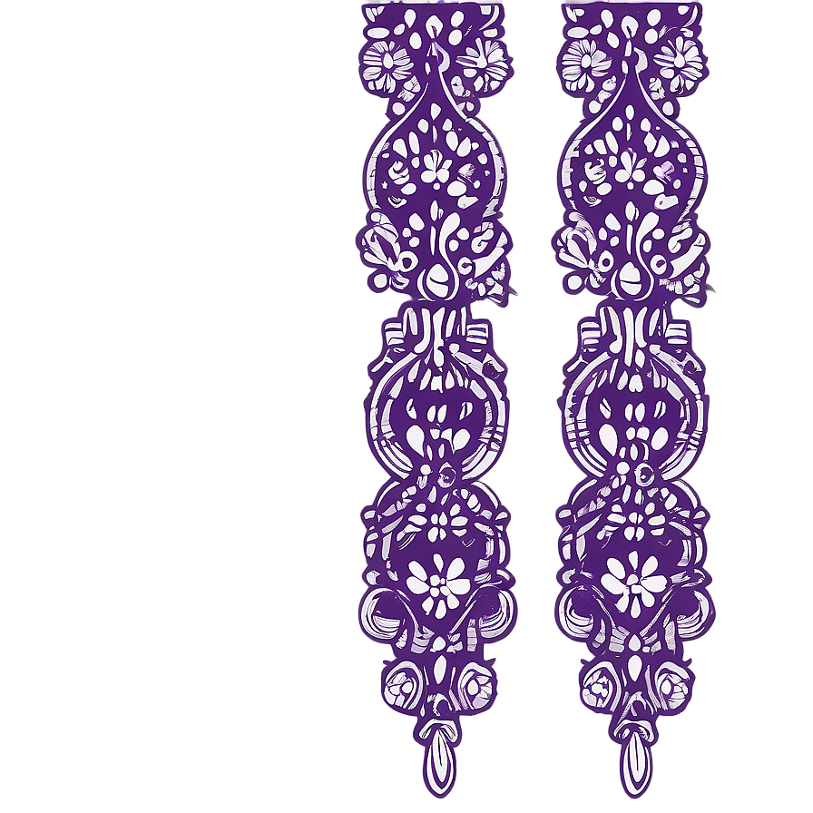 Lavender Lace Border Clipart Png 55 PNG Image