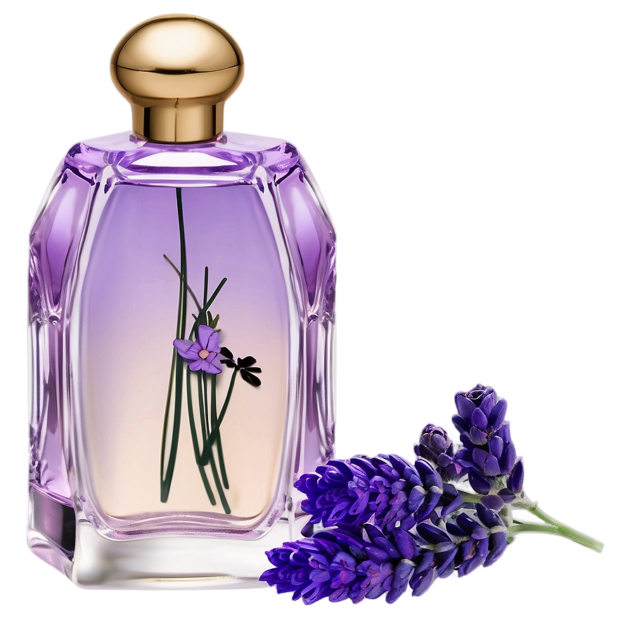 Lavender Perfume Flask Png Rkb26 PNG Image