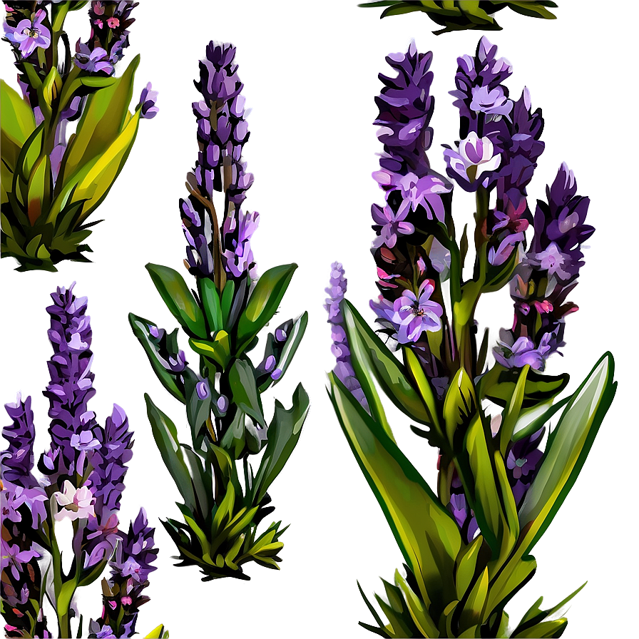 Lavender Plant A PNG Image