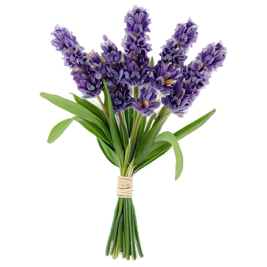 Lavender Wedding Bouquet Png Vse PNG Image