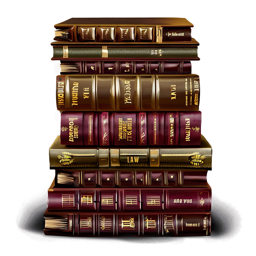 Law Books Pile Png 59 PNG Image