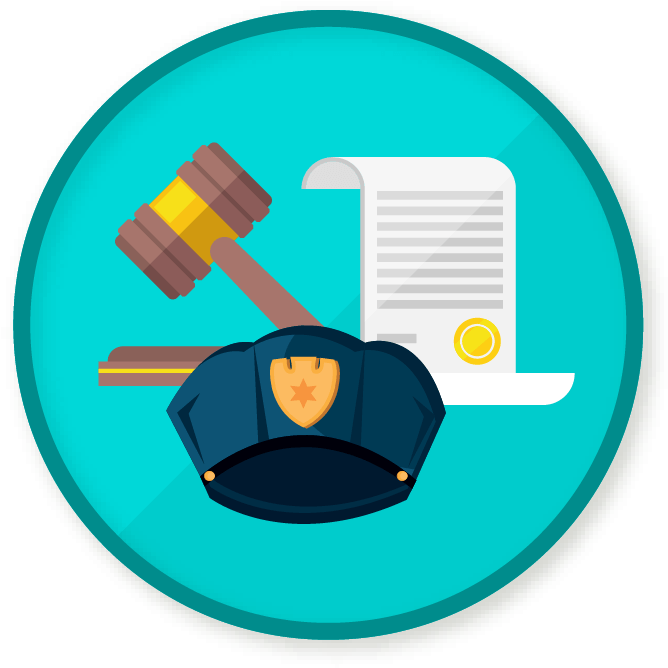 Law Enforcementand Legal Documents Icon PNG Image