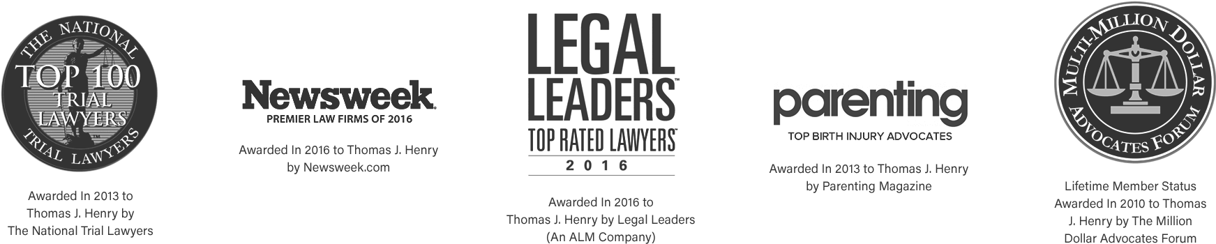 Law Firm Awardsand Accolades Banner PNG Image