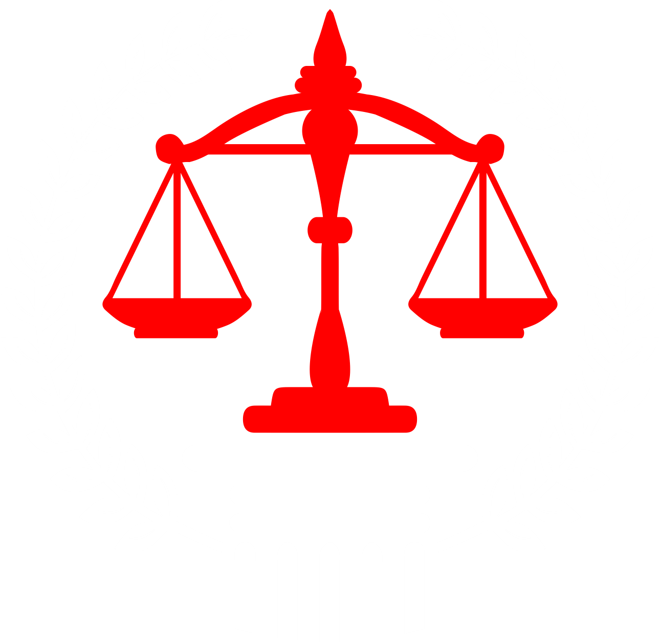 Law Scale Redand Whiteon Grey Background.png PNG Image