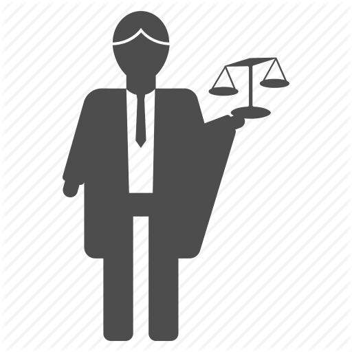 Lawyer Iconwith Scalesof Justice PNG Image