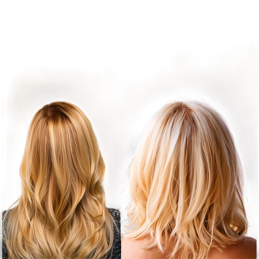 Layered Blond Hair Png 06262024 PNG Image