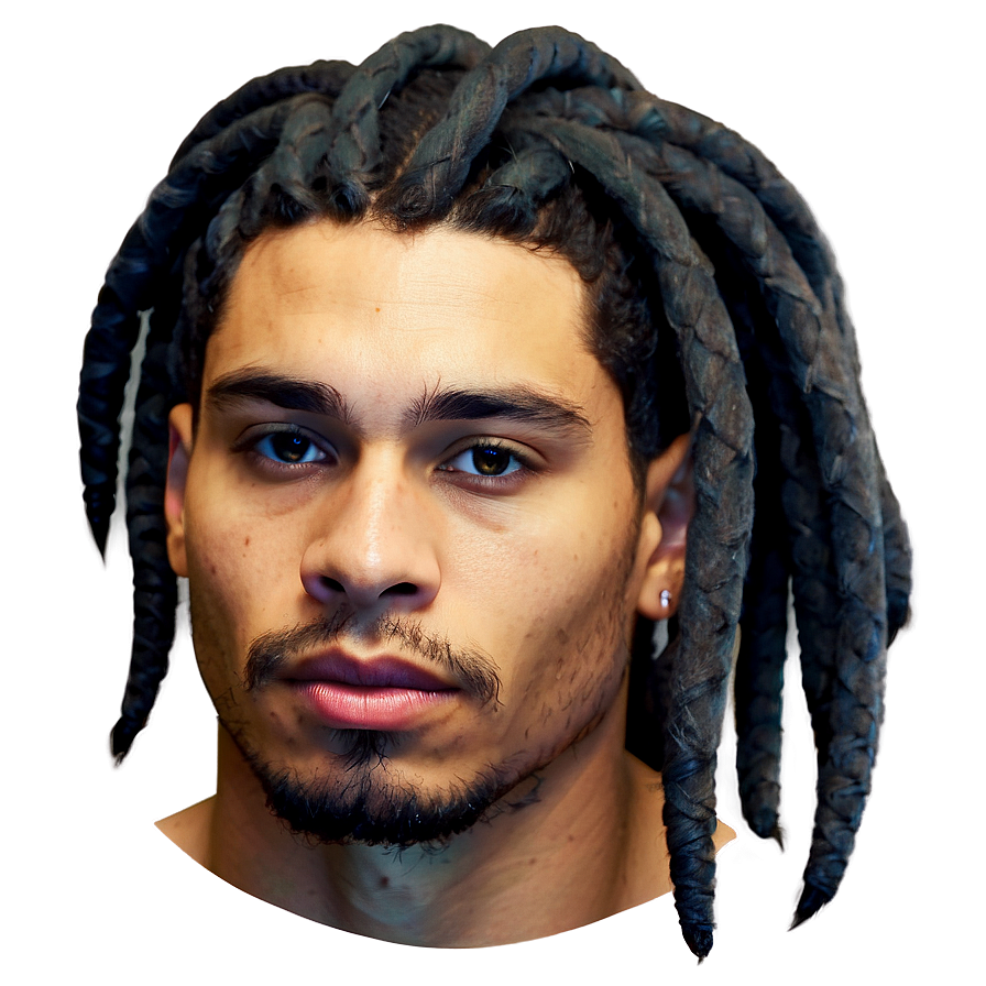 Layered Dreads Hairstyle Png Hre PNG Image