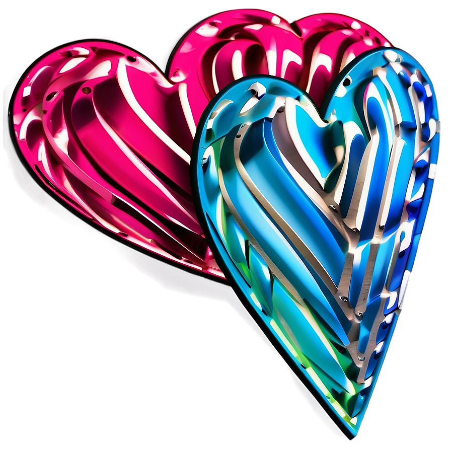 Layered Heart Clipart Cutout Png 05252024 PNG Image