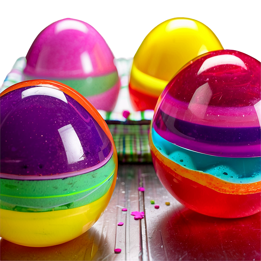 Layered Jello Easter Eggs Png 25 PNG Image