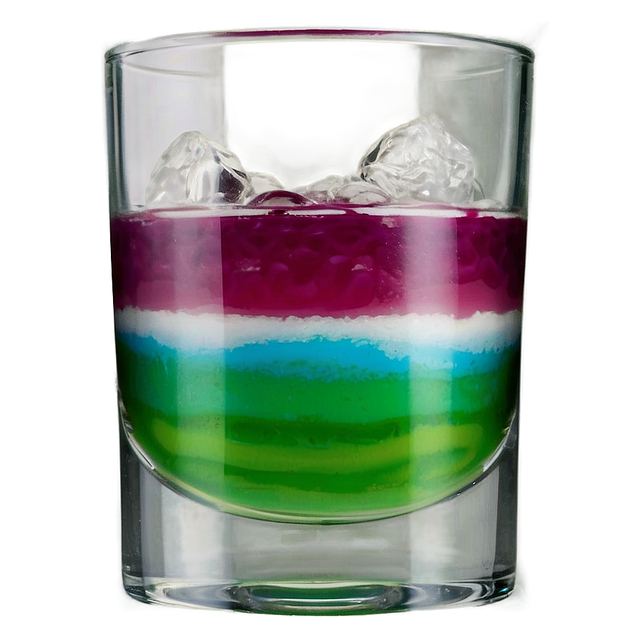 Layered Shot Drink Png 05242024 PNG Image