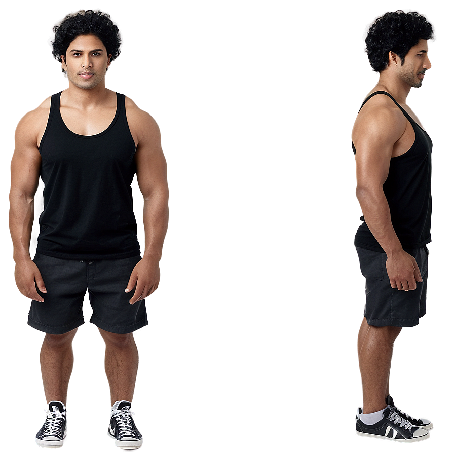 Layering Black Tank Top Png Yrx PNG Image