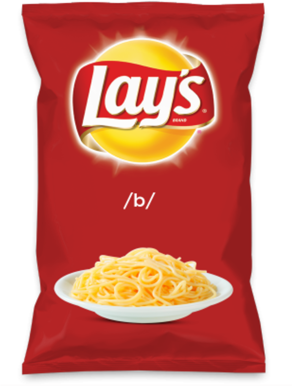 Lays Chip Packet Spaghetti Flavor Mockup PNG Image