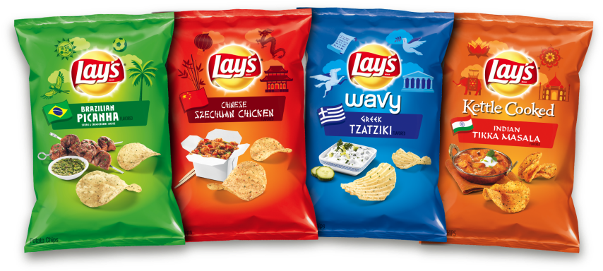 Lays International Flavors Chips Variety PNG Image