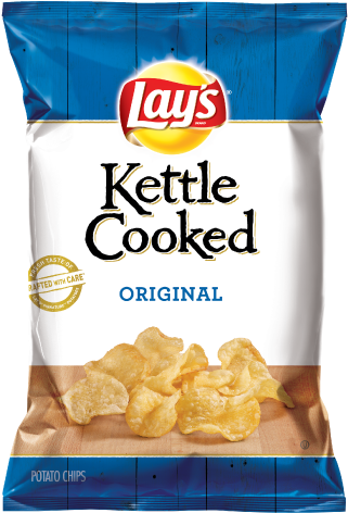 Lays Kettle Cooked Original Chips Package PNG Image