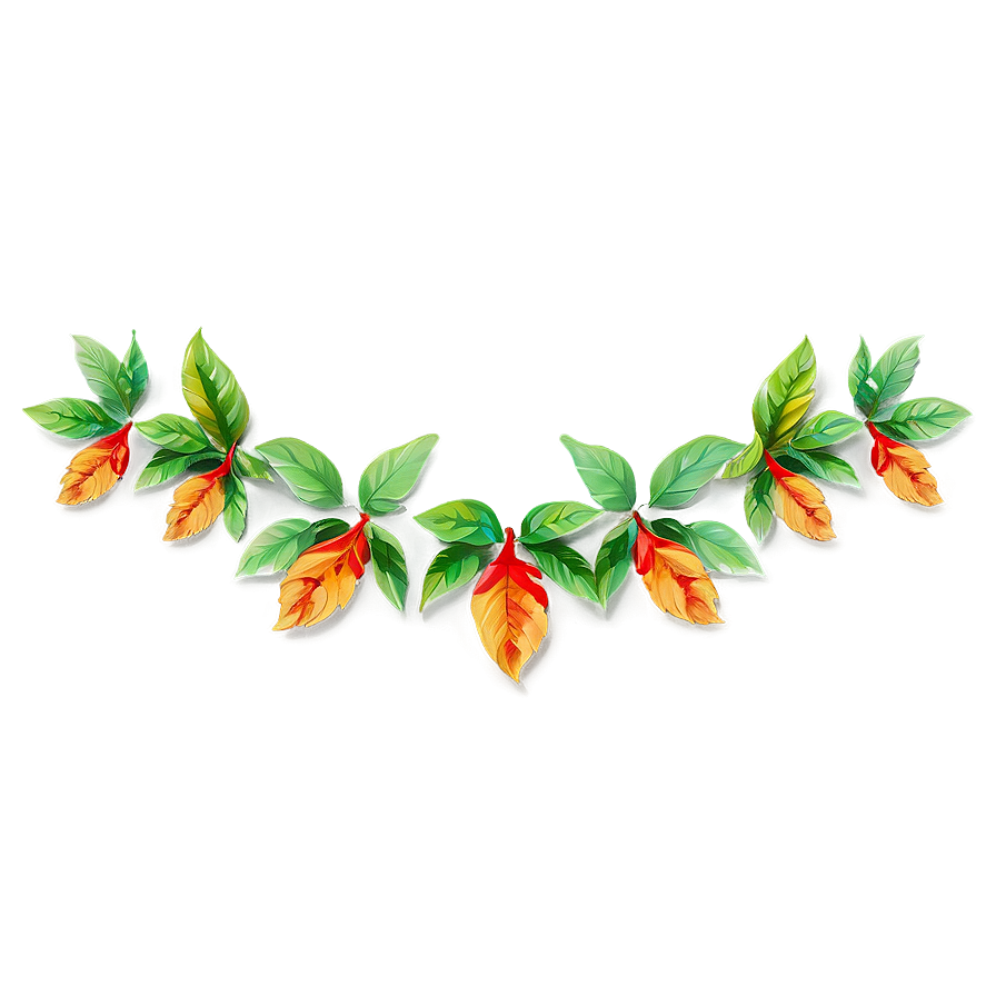 Leaf Garland Png Sjb PNG Image