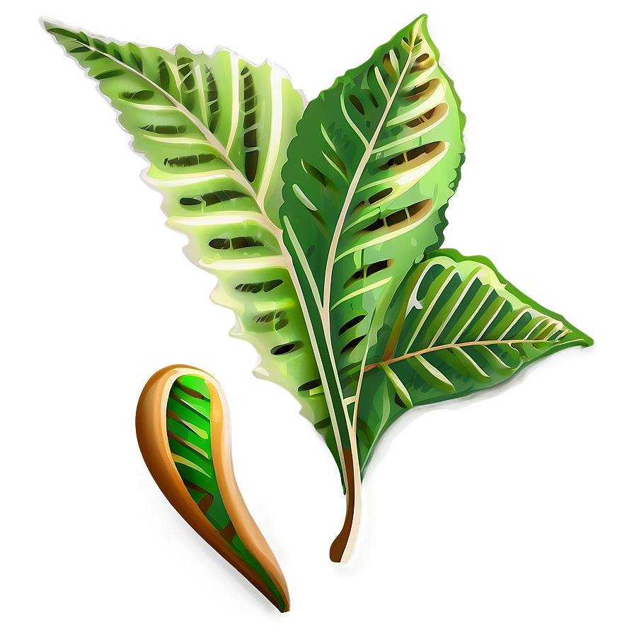 Leaf Illustration Png Qgj PNG Image