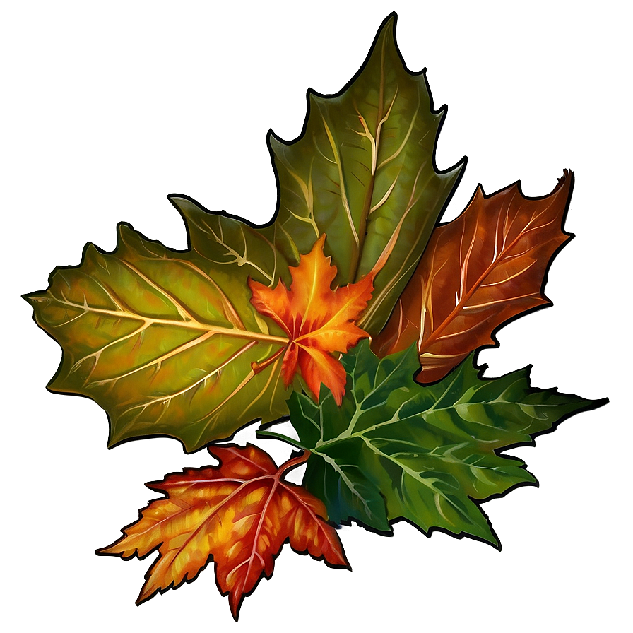 Leaf Pile Border Png Uqj PNG Image