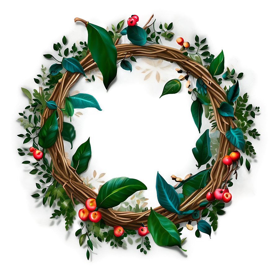 Leaf Wreath Png 44 PNG Image