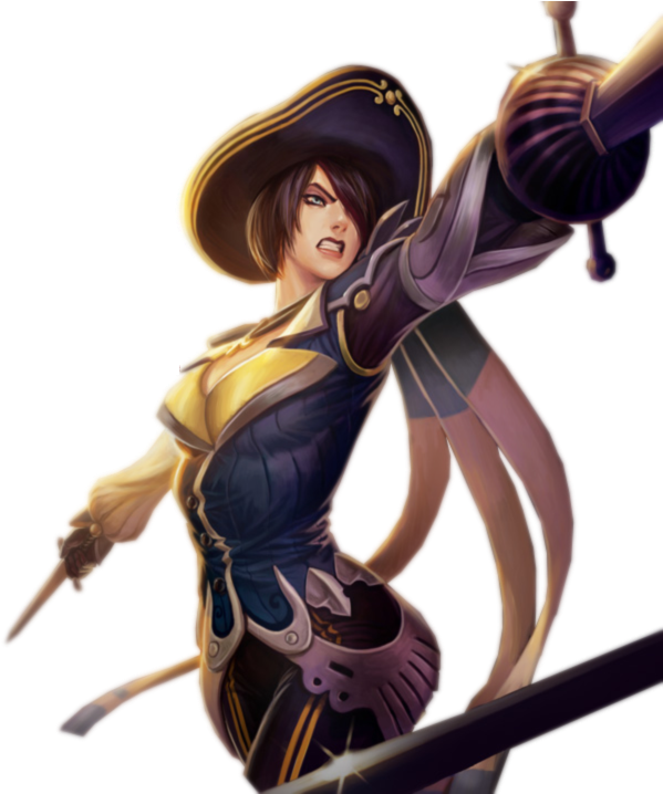 Leagueof Legends Champion Fencer PNG Image