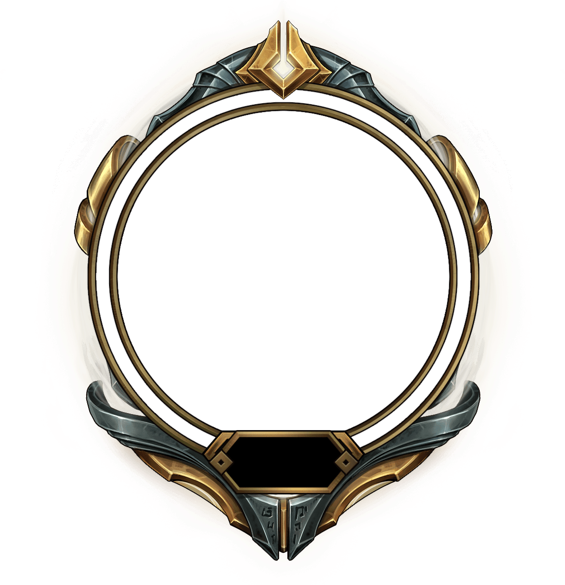 Leagueof Legends Golden Icon Frame PNG Image