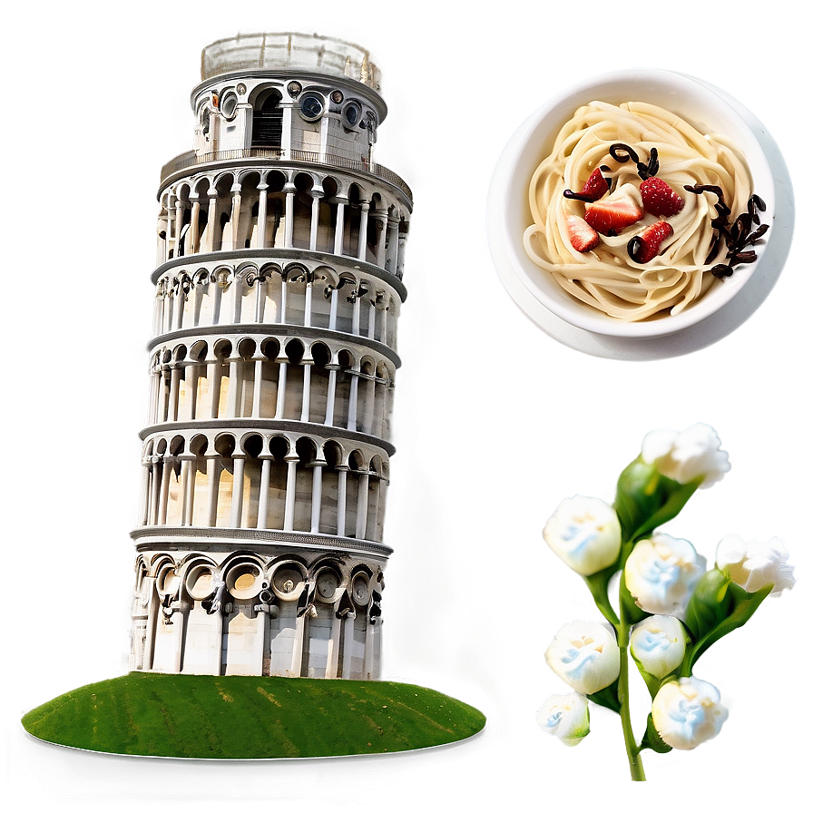 Leaning Tower Of Pisa Png Oib83 PNG Image