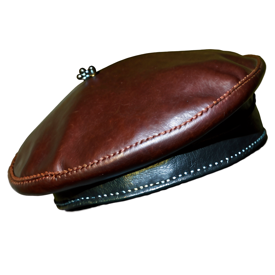 Leather Beret Image Png Wsj PNG Image