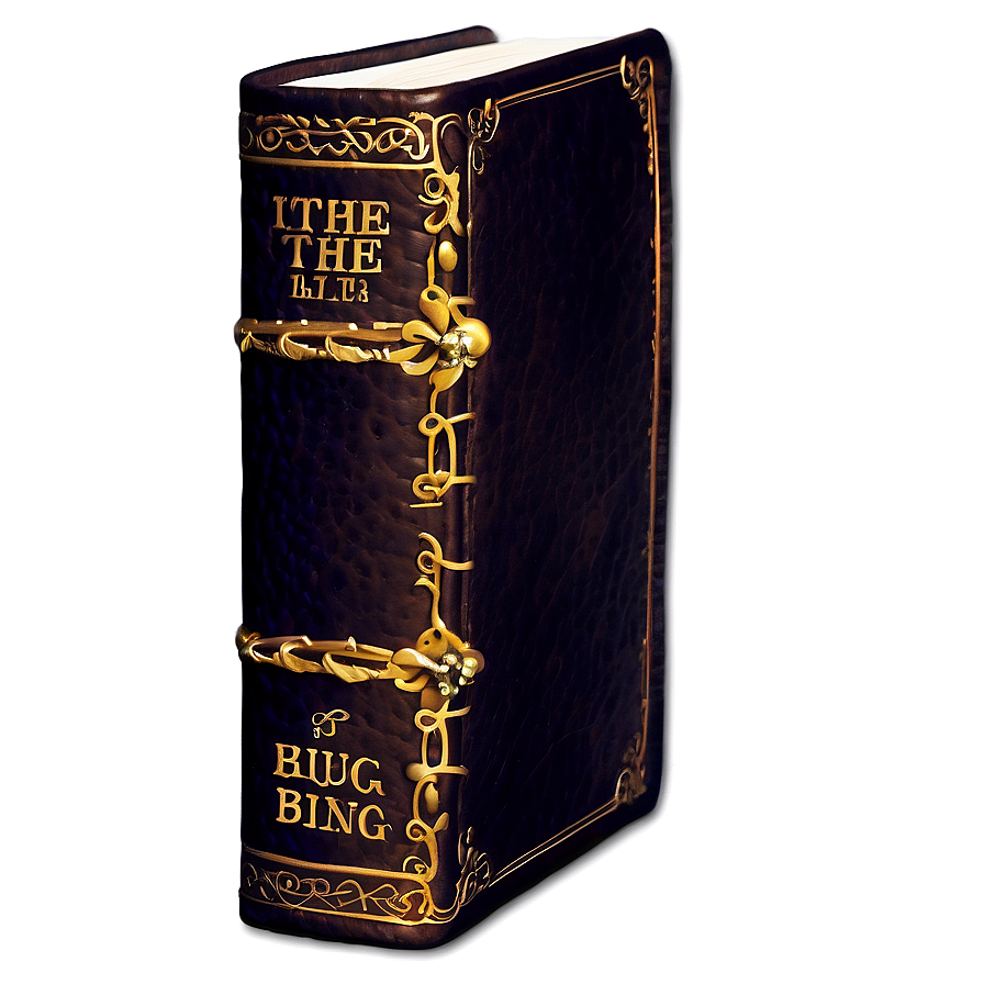 Leather Bound Bible Png 05032024 PNG Image