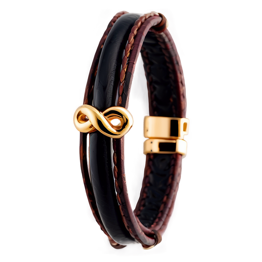 Leather Bracelet Jewelry Png 06252024 PNG Image