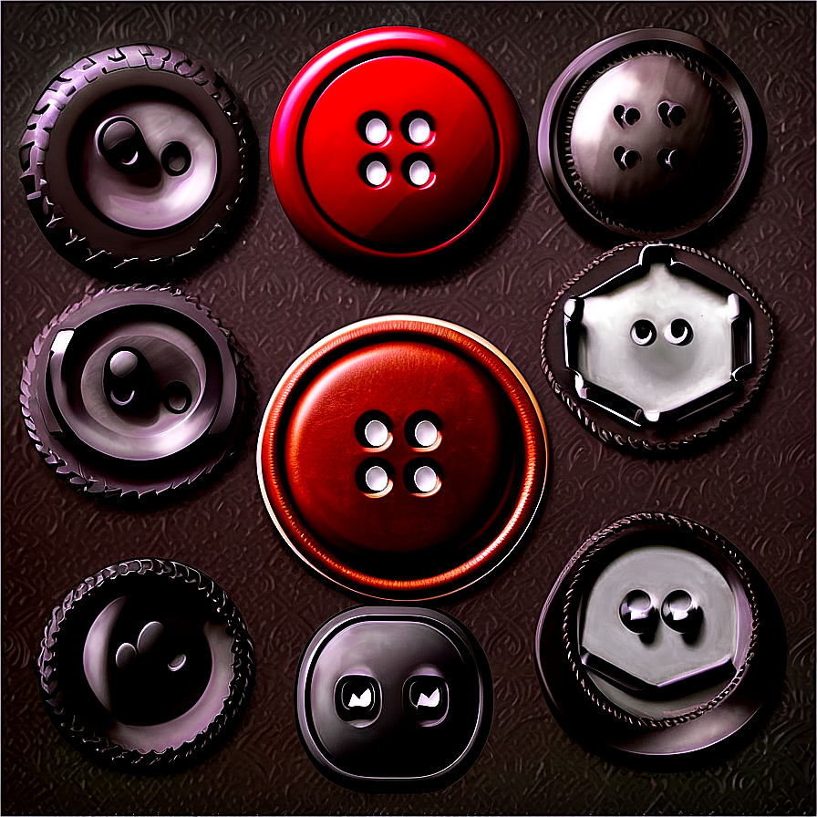 Leather Button Png 96 PNG Image