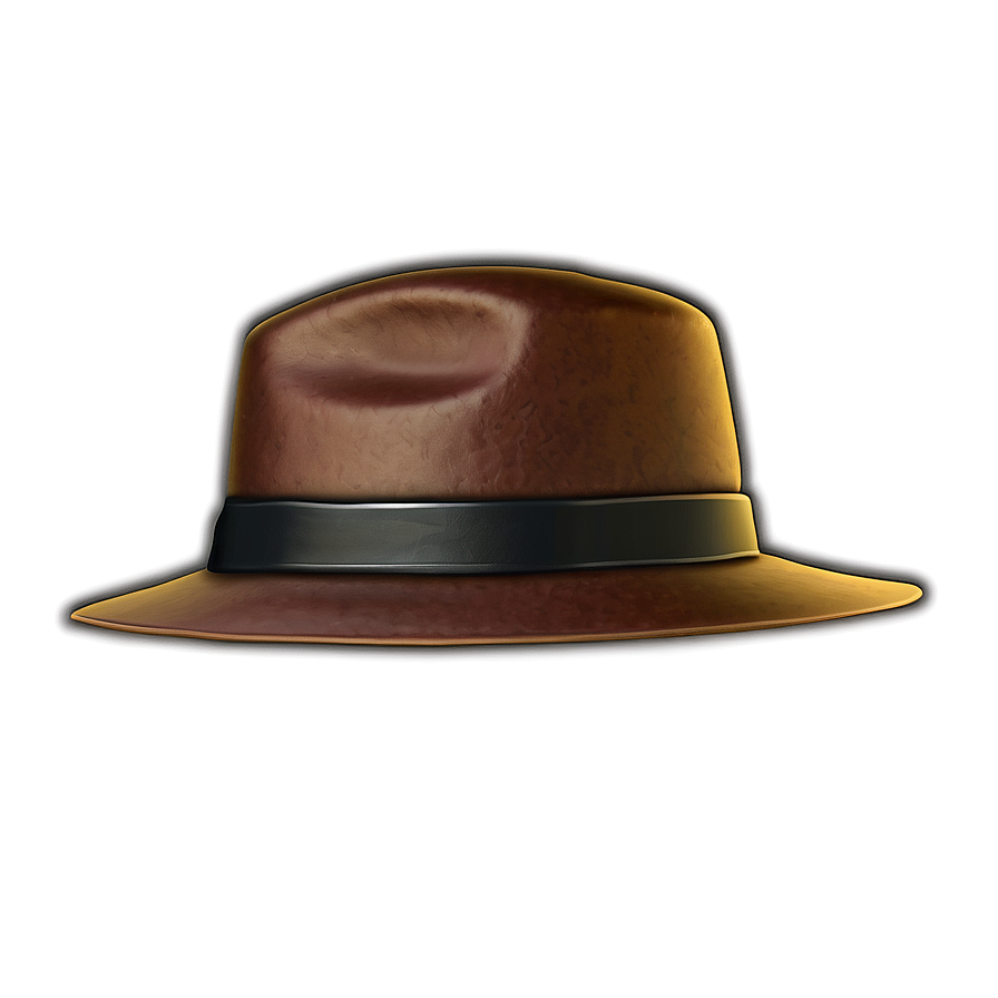 Leather Fedora Hat Png 41 PNG Image