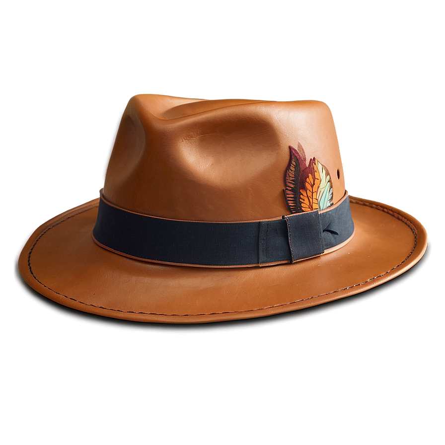 Leather Fedora Png 05252024 PNG Image