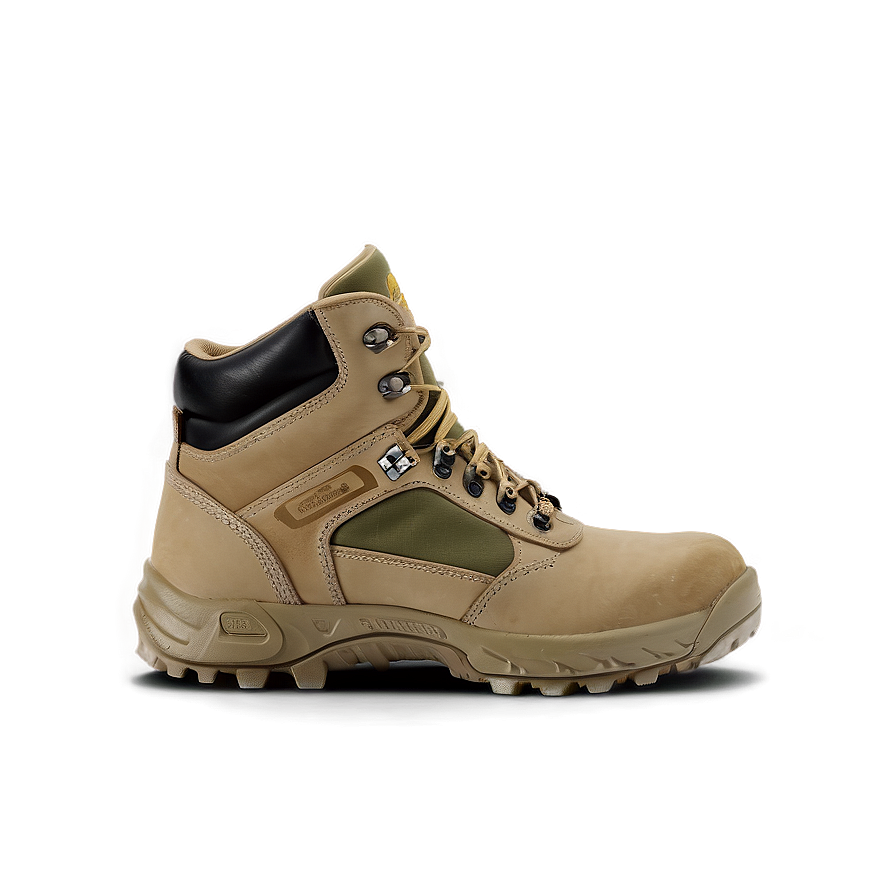 Leather Military Patrol Boots Png 06292024 PNG Image