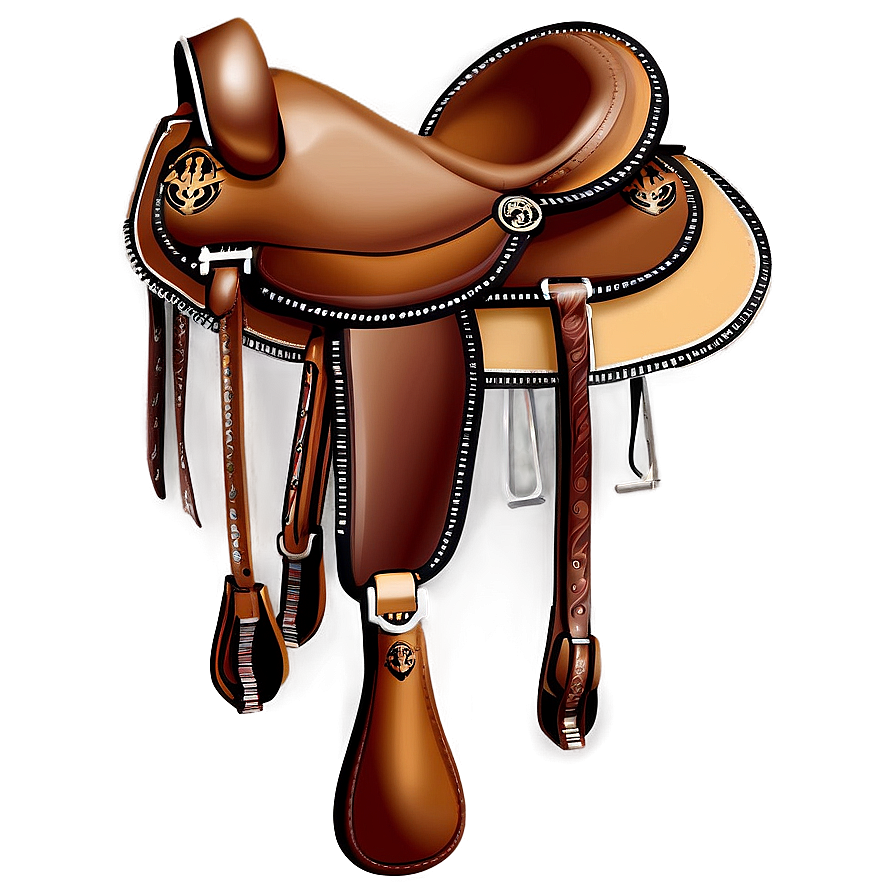 Leather Saddle Png 06292024 PNG Image