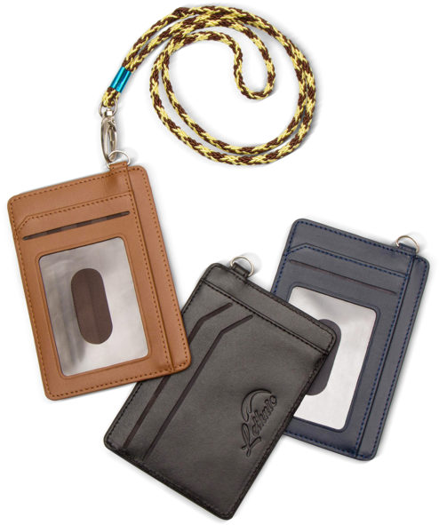 Leather Walletswith Lanyard PNG Image