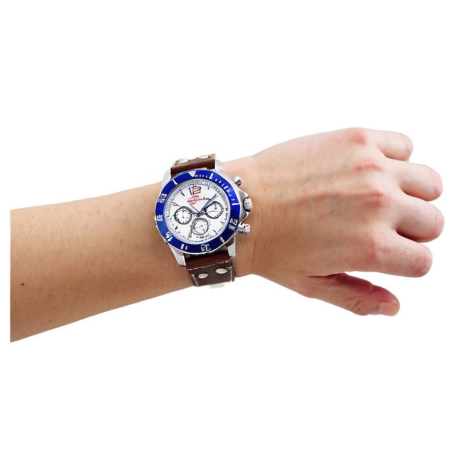 Leather Watch Hands Png 06262024 PNG Image