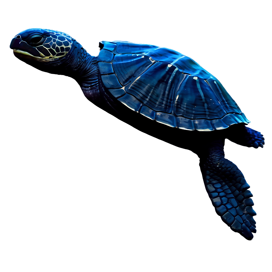 Leatherback Turtle Silhouette Png 06292024 PNG Image