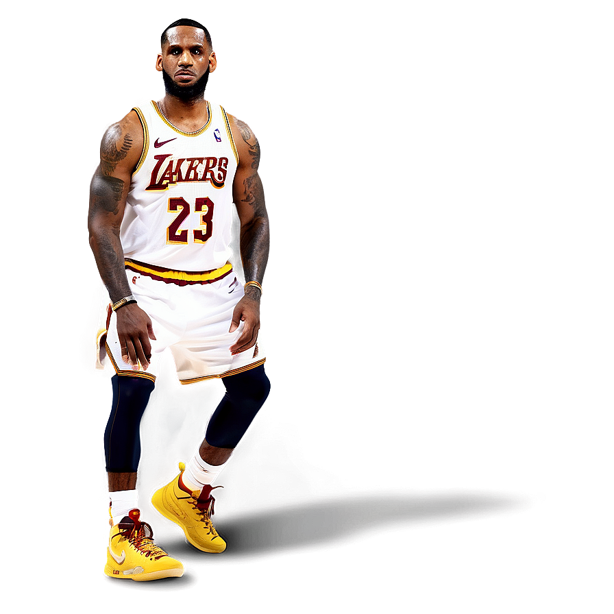 Lebron James Defensive Stance Png 29 PNG Image