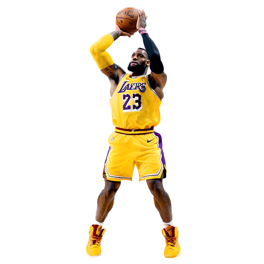 Lebron James Powerful Block Png 67 PNG Image