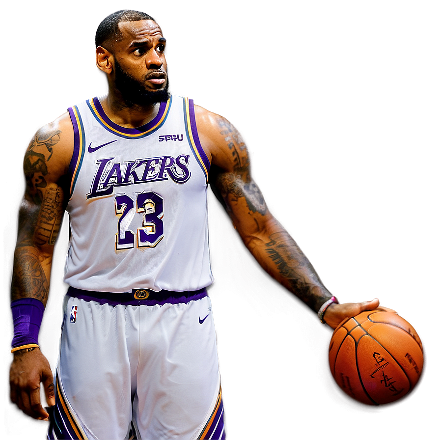 Lebron James Setting Up Play Png Vfa PNG Image