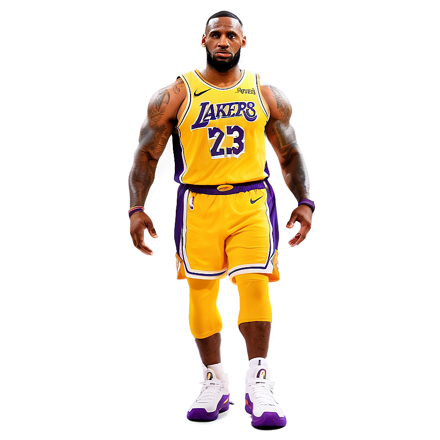 Lebron Lakers Jersey Png 05232024 PNG Image